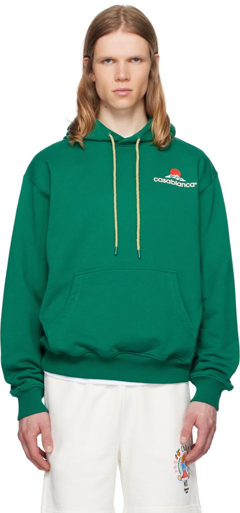 Casablanca Green Montagne Hoodie