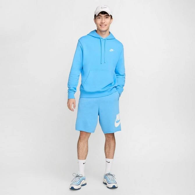 NIKE Men's Nike Club Alumni Graphic French Terry Shorts 2