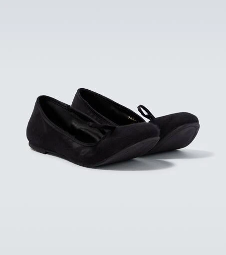 Balenciaga Leopold satin flats 5