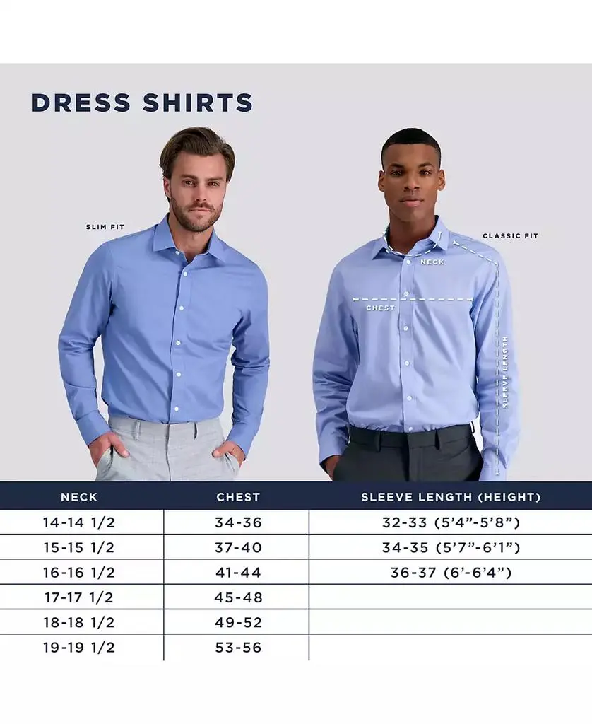 mens slim fit white dress shirt Men's Slim Fit Solid Color Dress Shirt (Ivory) Ivory / X-Large/17-17.5 Neck/34-35 Sleeve