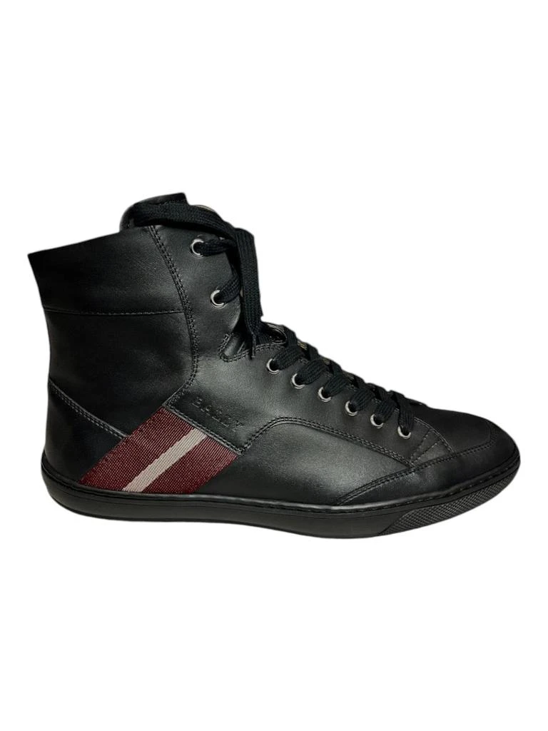 Bally Oldani Men's 6227952 Black High-Top Leather Sneakers 2