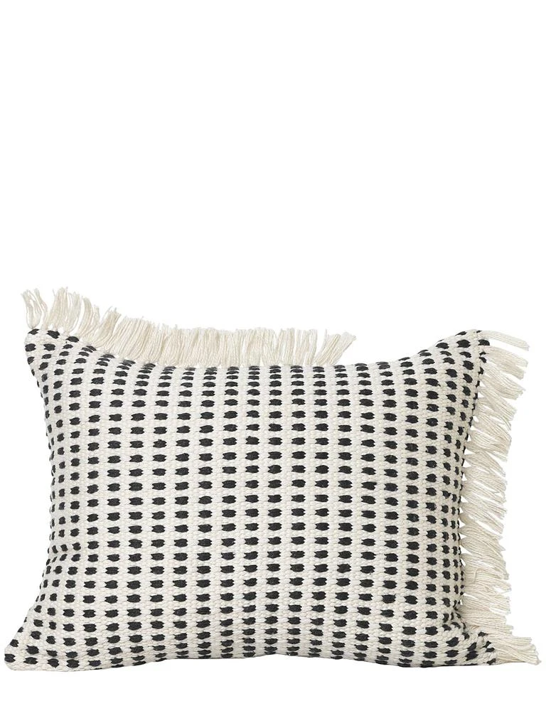 Ferm Living Way Cushion W/ Fringed Edges 1