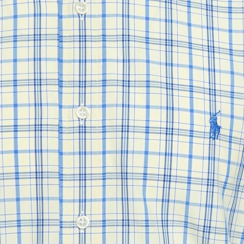 Ralph Lauren Ralph Lauren Pale Yellow Checked Cotton Button Down Shirt 3XL 4