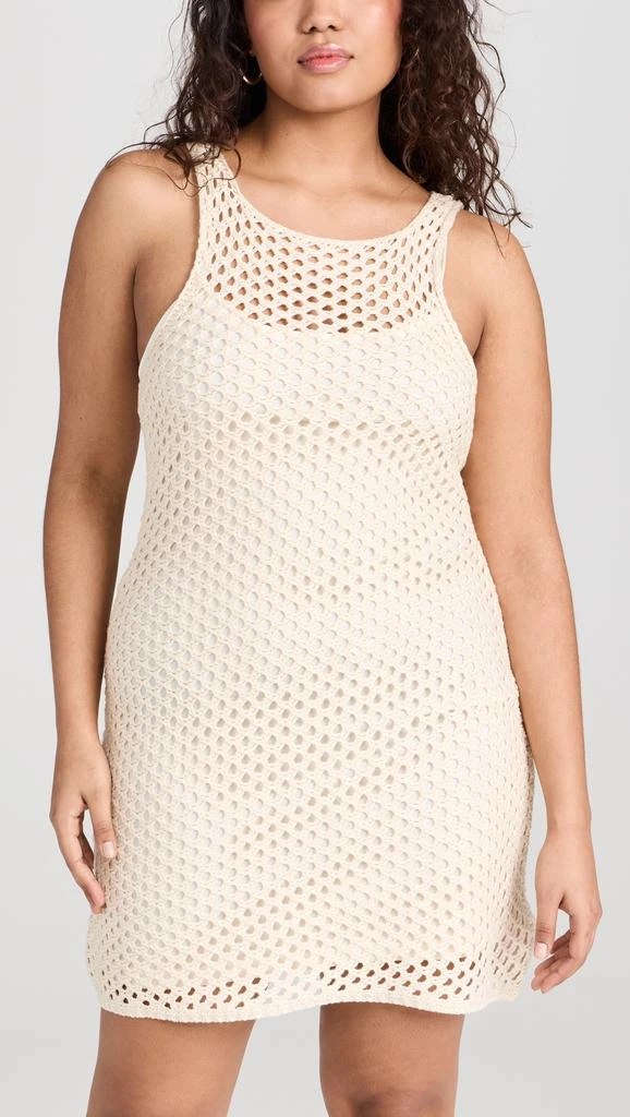 MINKPINK Balmy Crochet Knit Mini Dress 9