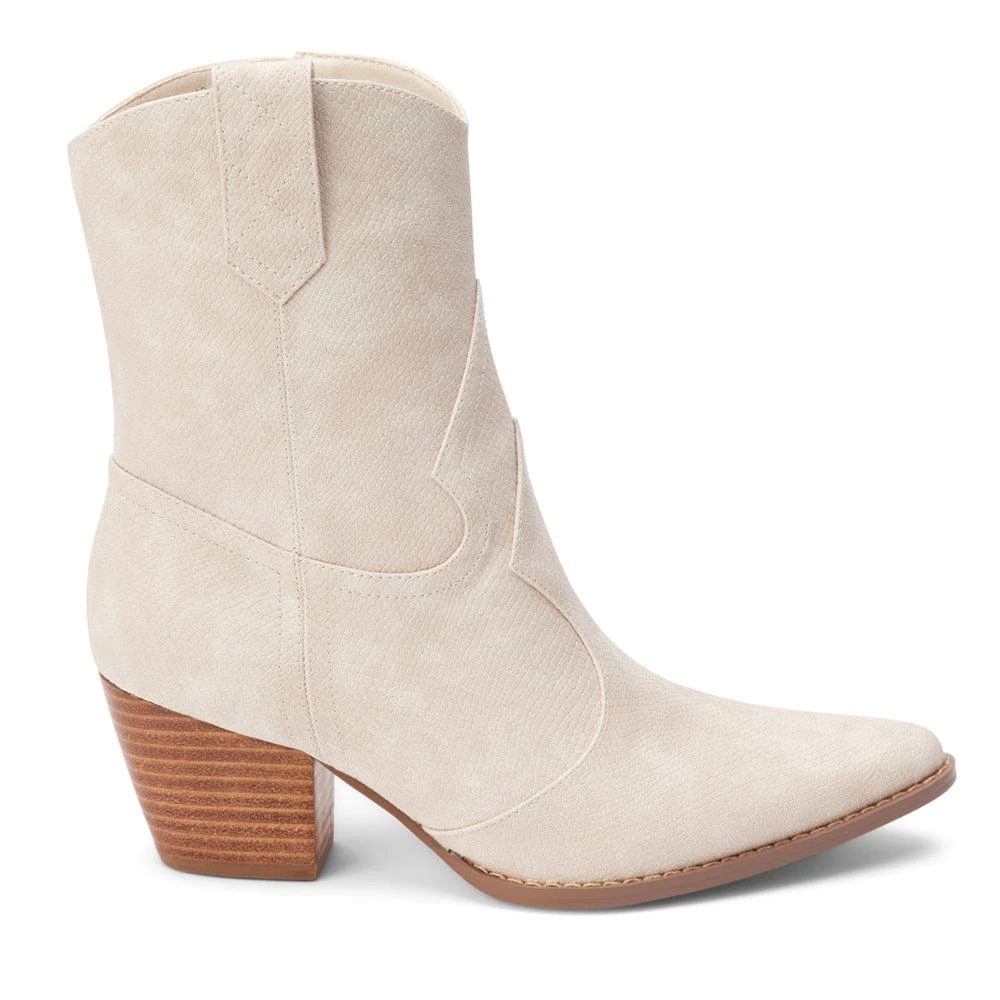 COCONUTS by Matisse Bambi Snake Pointed Toe Cowboy Booties 1