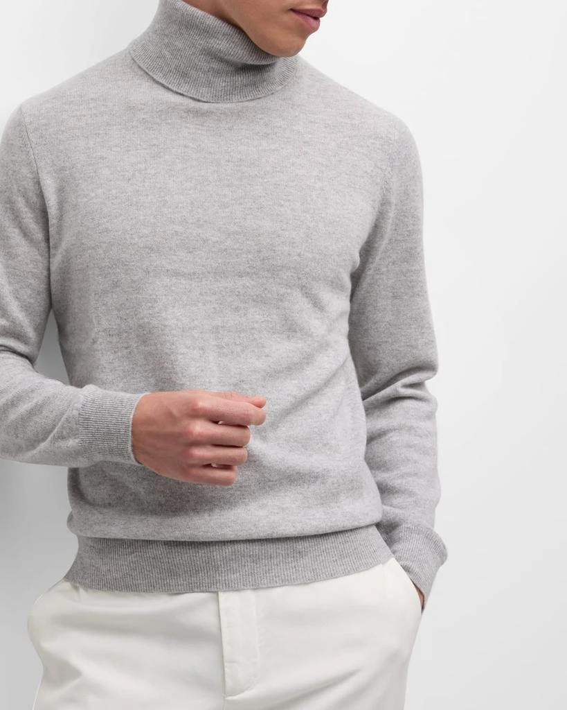 Neiman Marcus Men's Cashmere Turtleneck Sweater 6