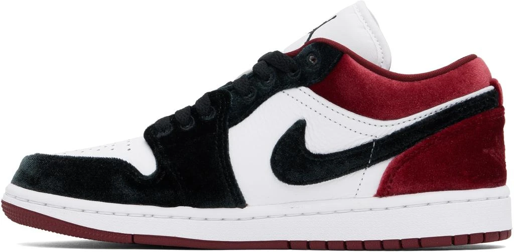 Jordan White & Black Air Jordan 1 Low SE Sneakers 3