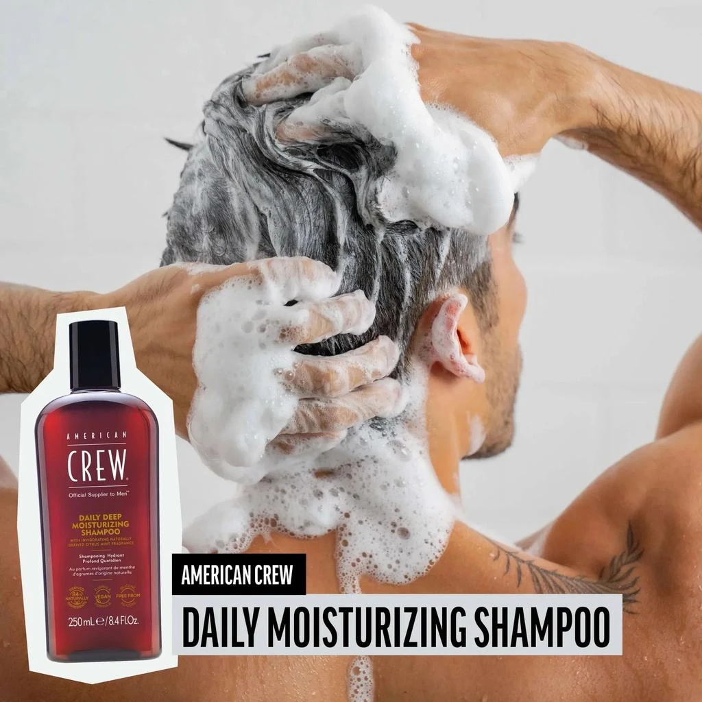 American Crew Daily Deep Moisturizing Shampoo by  for Men - 8.4 oz Shampoo 2