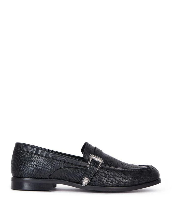 The Kooples Men's Black Leather Western Loafers 1