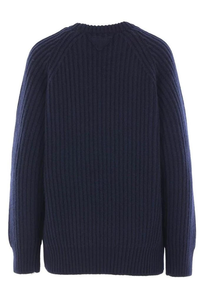 Prada Prada Pin-Detailed Crewneck Jumper 2