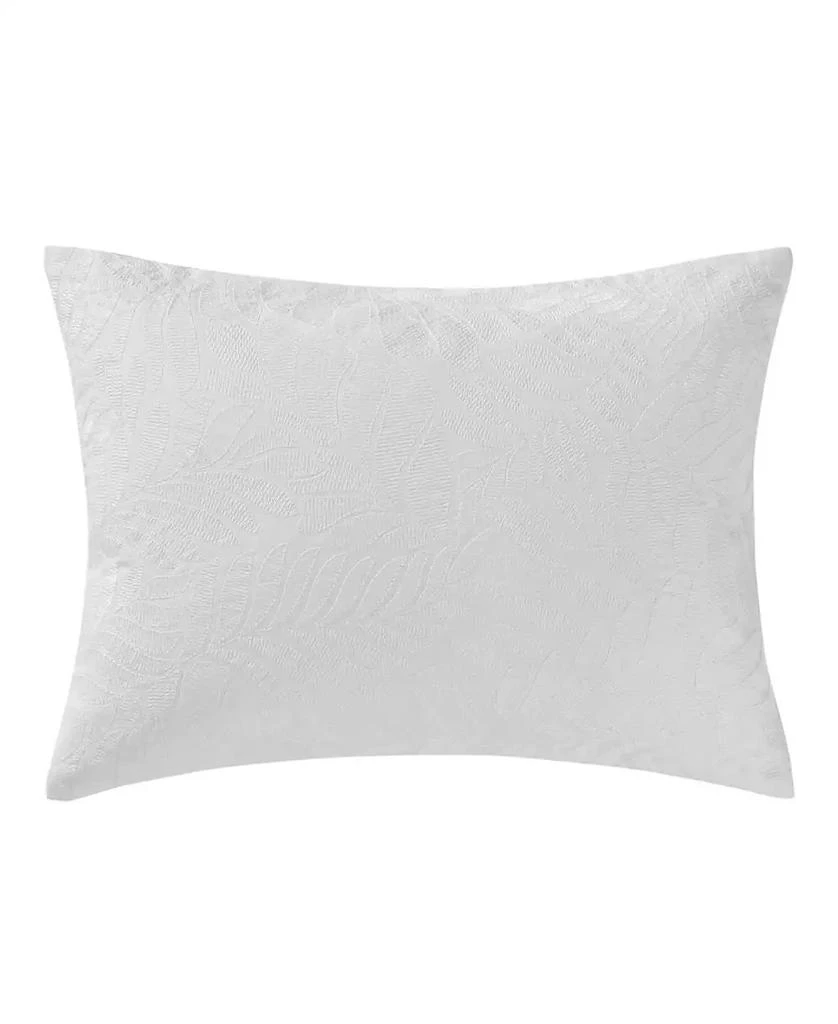 Tommy Bahama Island Estate Embroidered Leaf Decorative Pillow, 15" x 20" 1