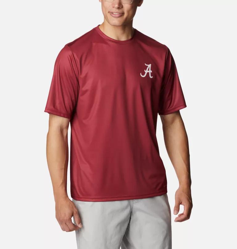 Columbia Columbia Men's Collegiate PFG Terminal Tackle  Short Sleeve Shirt - Alabama-