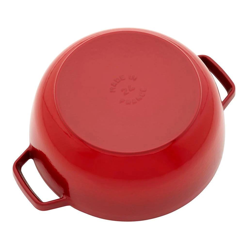 Staub Cast Iron 3.75-qt Essential French Oven with Dragon Lid - Cherry 6