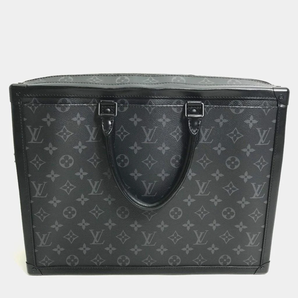 Louis Vuitton Louis Vuitton Black Monogram Eclipse Canvas Soft Trunk Briefcase Bag 1