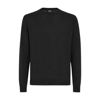 Fendi Long-sleeved crew-neck jumper 1