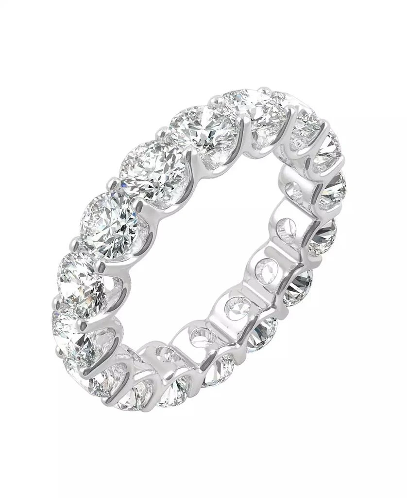 Charles & Colvard Moissanite Eternity Band (5 ct. t.w. Diamond Equivalent) in 14k White Gold 1
