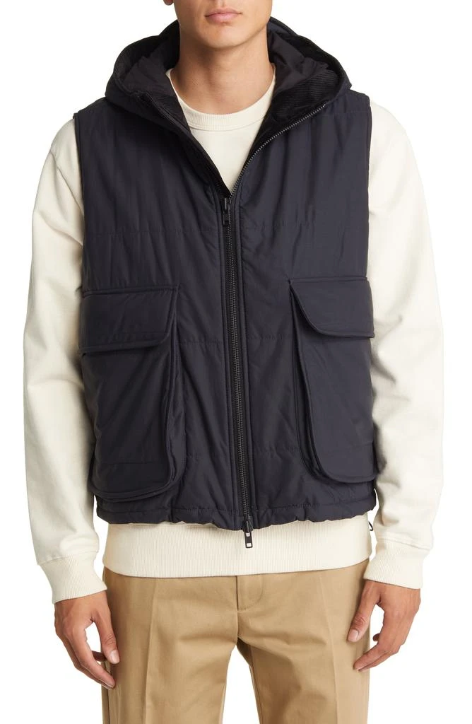 Oliver Spencer Malvern Full Zip Cotton Blend Vest 4