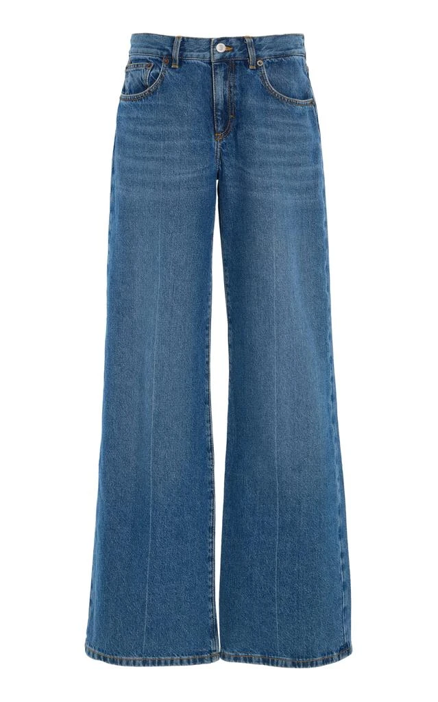 Jeanerica Jeanerica - Kyoto Rigid Low-Rise Flared-Leg Jeans - Blue - 31 - Moda Operandi 1