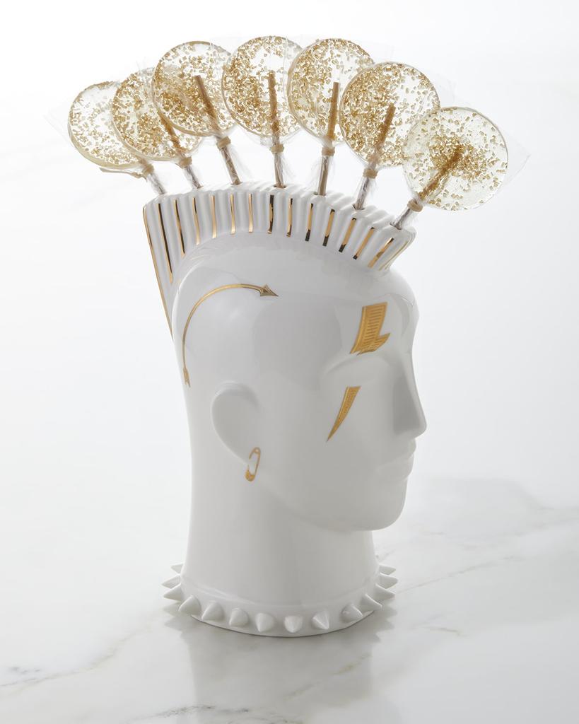 Jonathan Adler Gilded Muse Mohawk Lollipop Holder