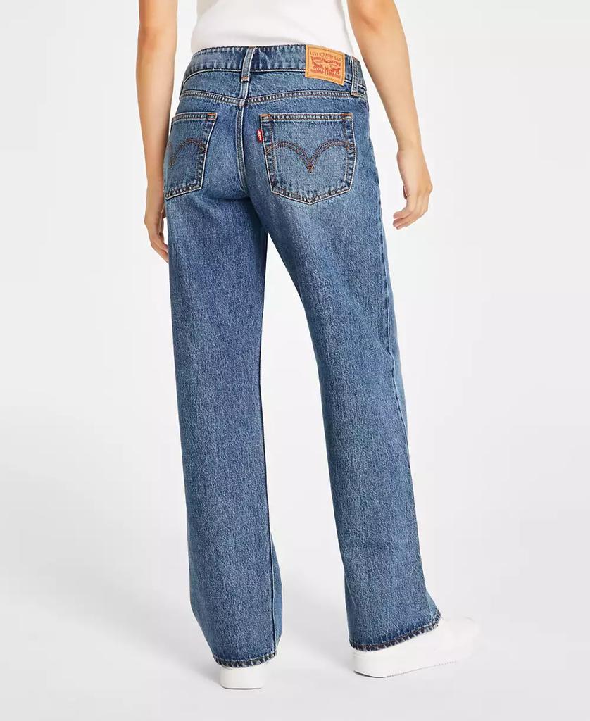 Levi's Women's Super-Low Double-Button Relaxed-Fit Denim Jean in Short Length
