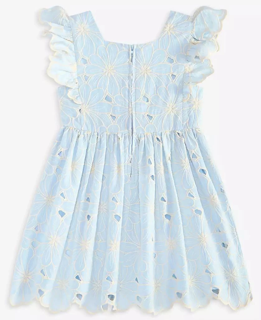 Rare Editions Toddler and Little Girls Enlarged Flora Eyelet Dress 5