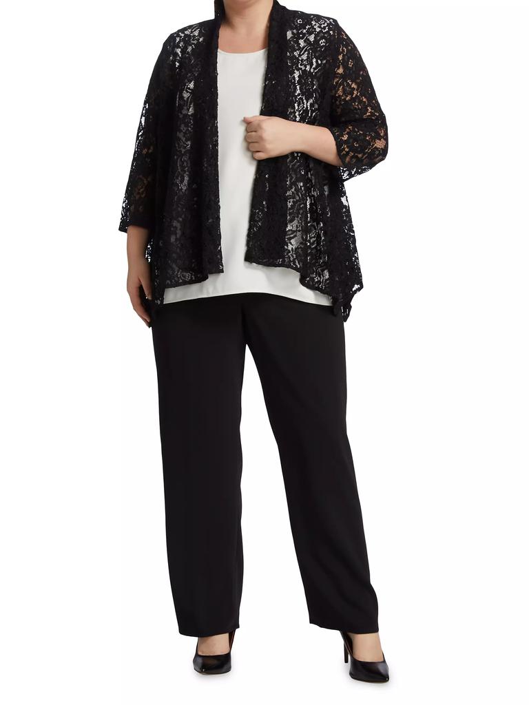 Caroline Rose Flora Lace Swingy Cardigan