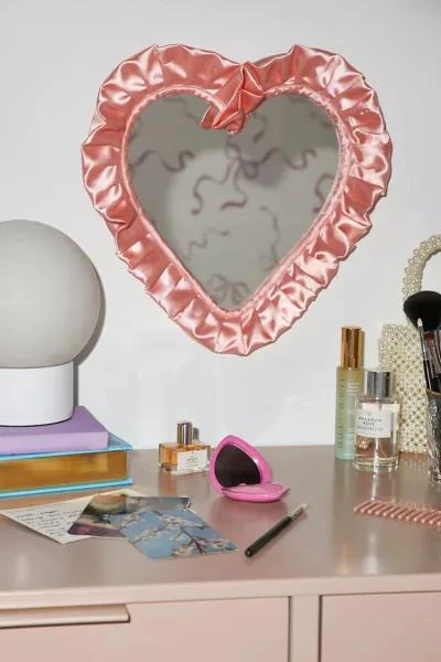 Urban Outfitters Ruffle Heart Wall Mirror 1