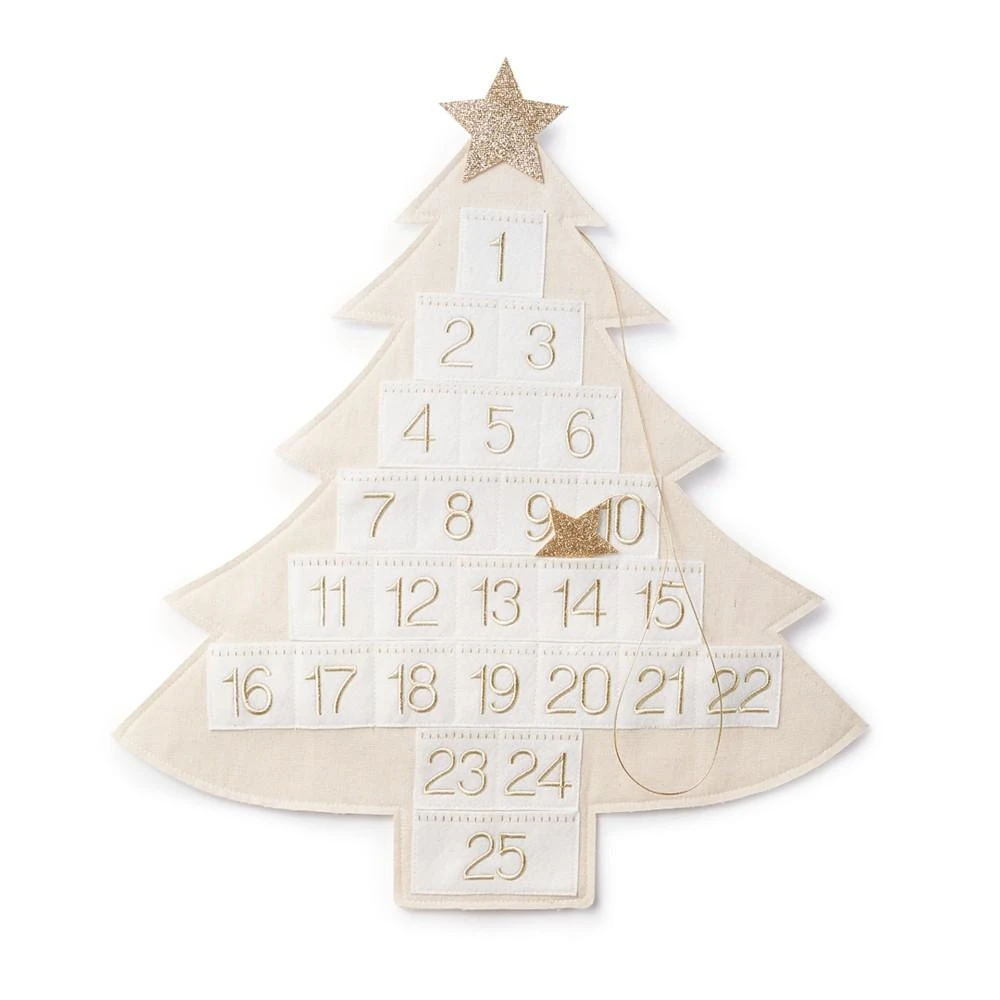 Holiday Lane Shine Bright Star-Trimmed Tree Advent Calendar, Created for Macy's 1