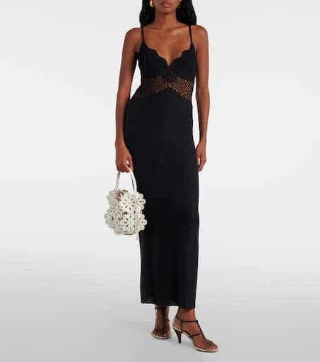Staud Tara crochet-trimmed cotton maxi dress 2