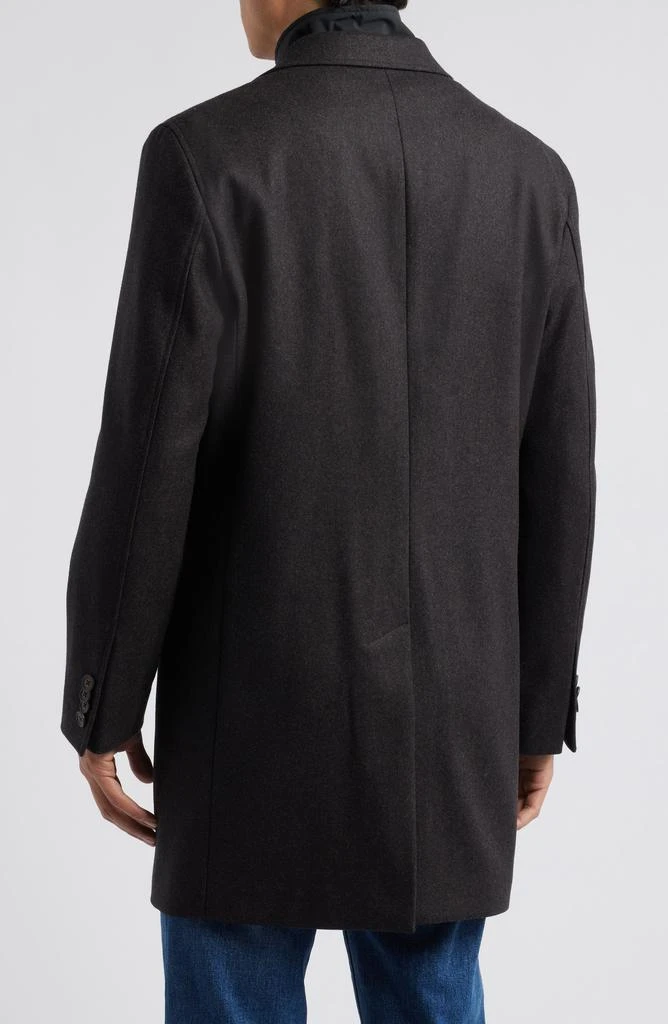 Jack Victor Delroy Wool Topcoat with Removable Bib 2