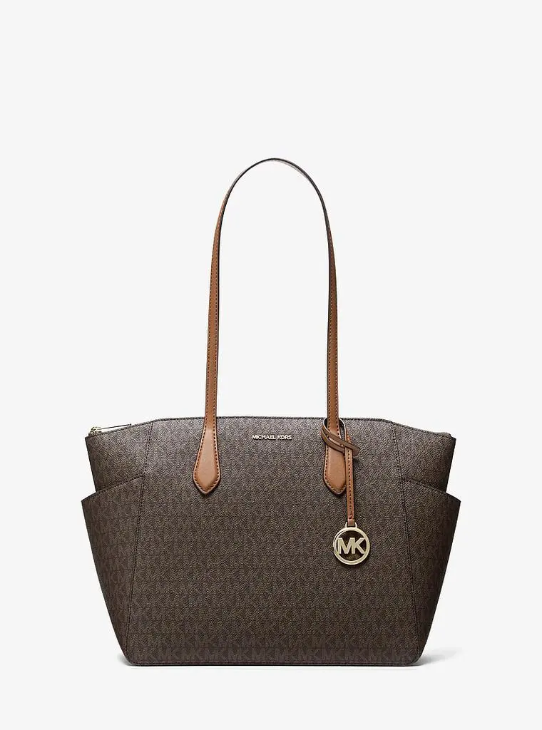 Marilyn Medium Signature Logo Tote Bag