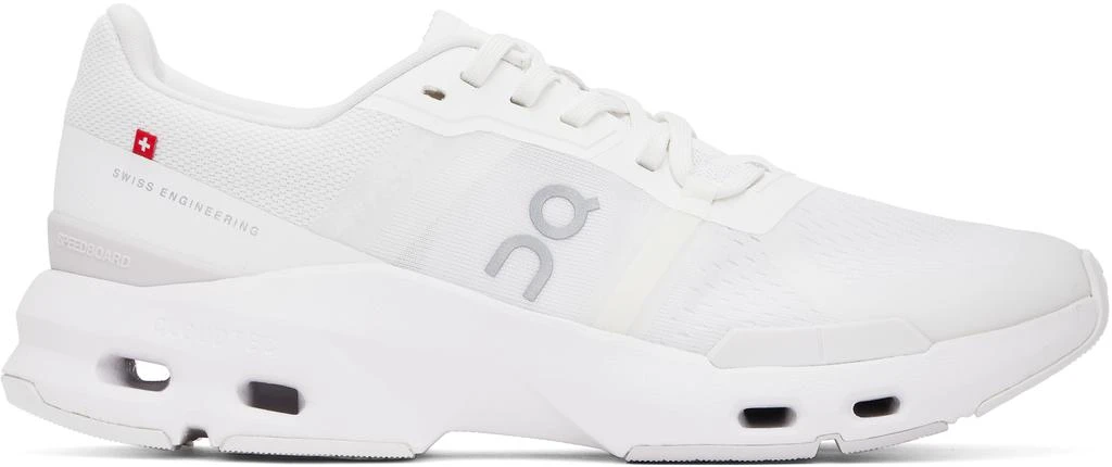 On White Cloudpulse Sneakers 1