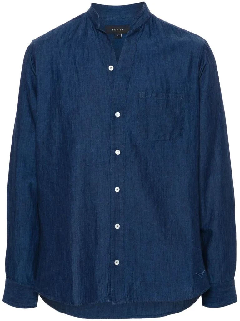 Sease Sease `Fish Tail` Denim Shirt 1