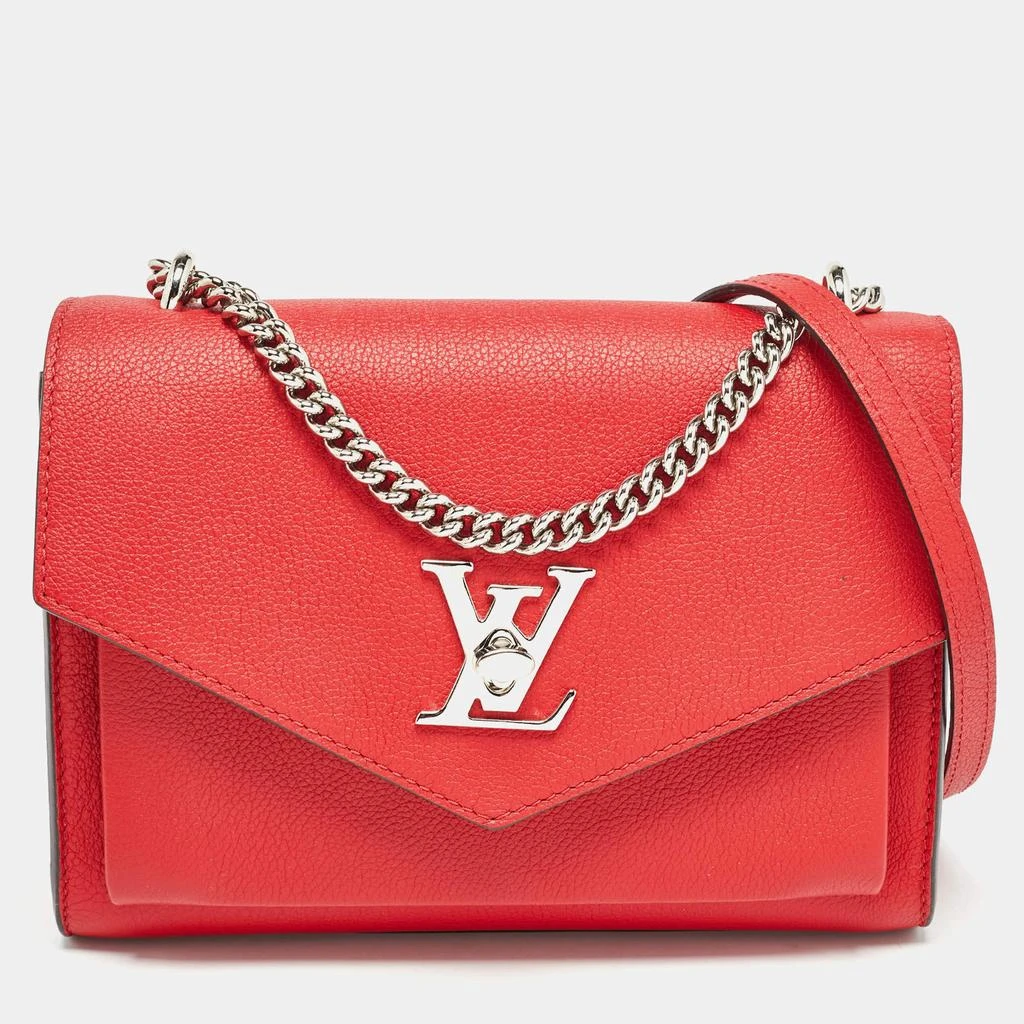 Louis Vuitton Louis Vuitton Red Leather My Lockme BB Bag 1