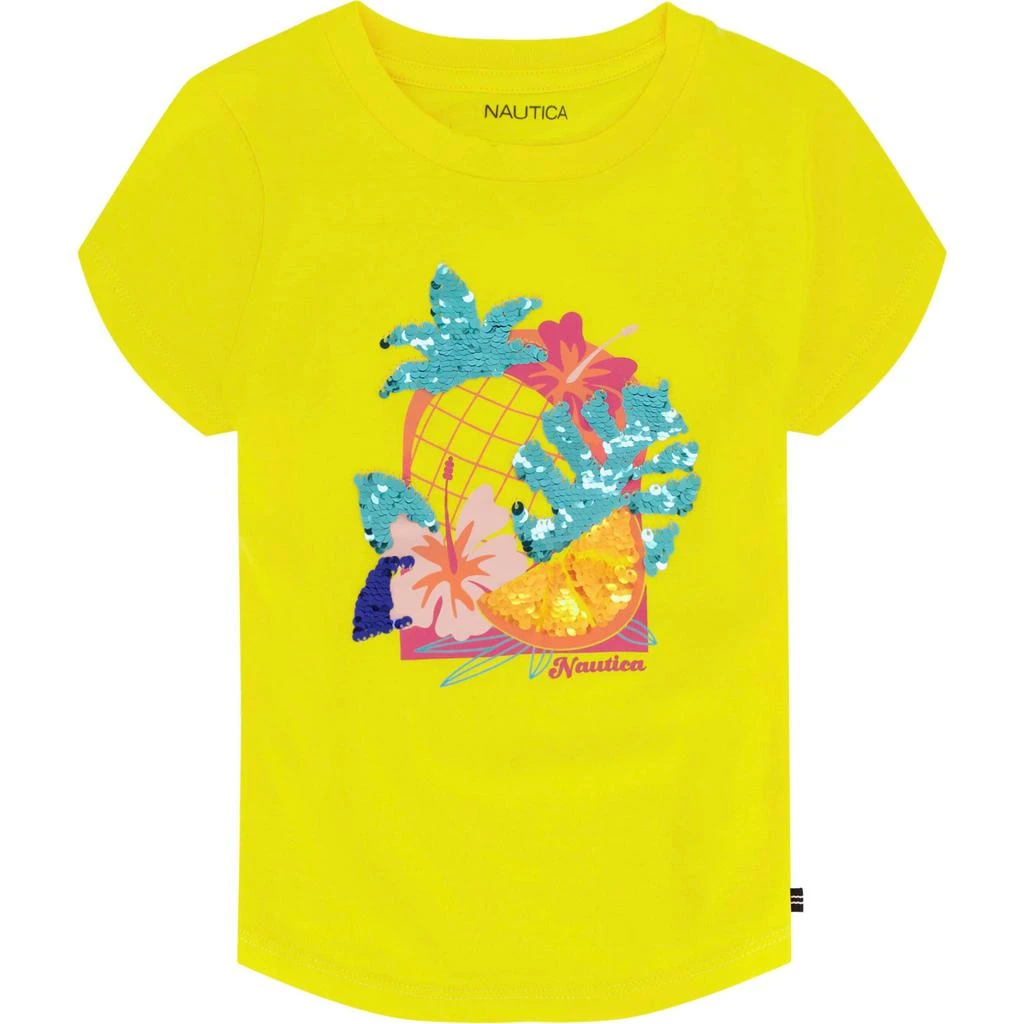 Nautica Little Girls' Fruit Flowers T-Shirt (4-6X) 1