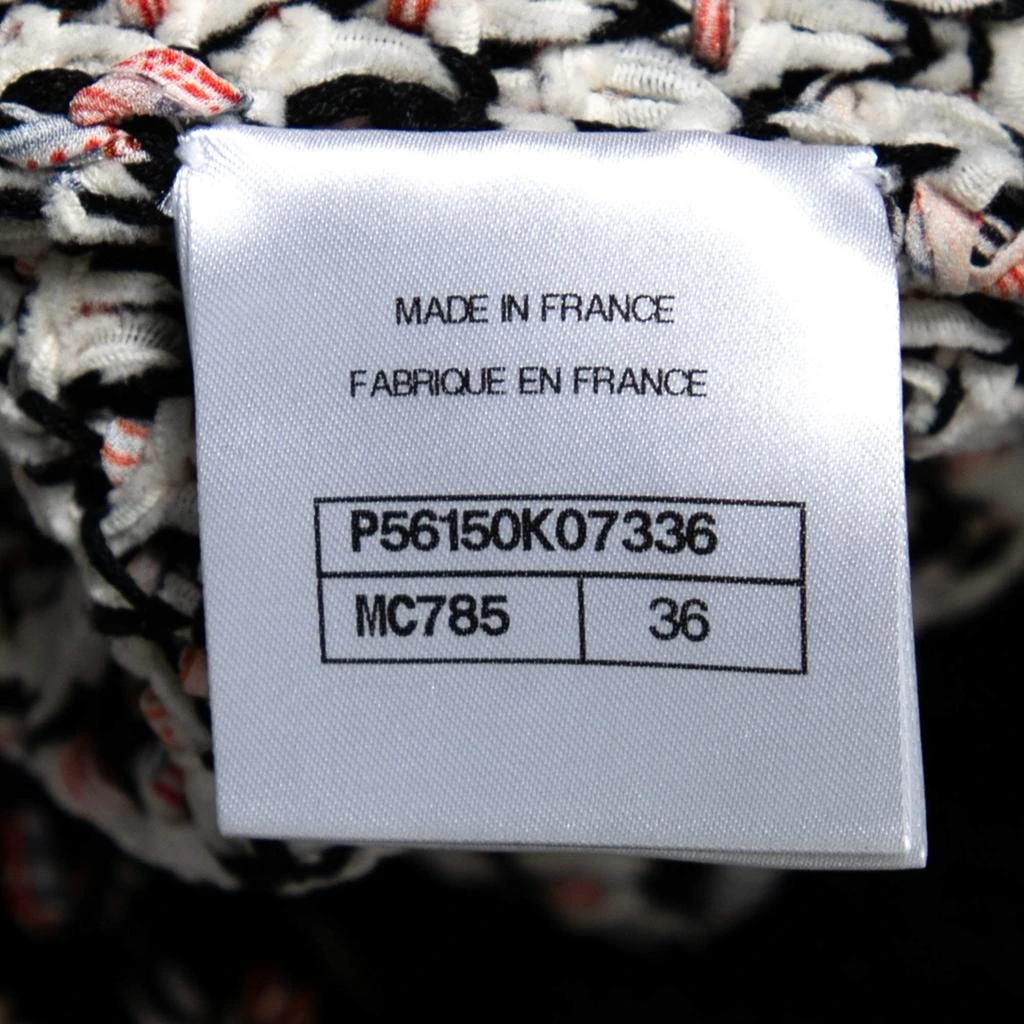 Chanel Chanel Multicolored Cotton & Silk Open Knit Dress S 5
