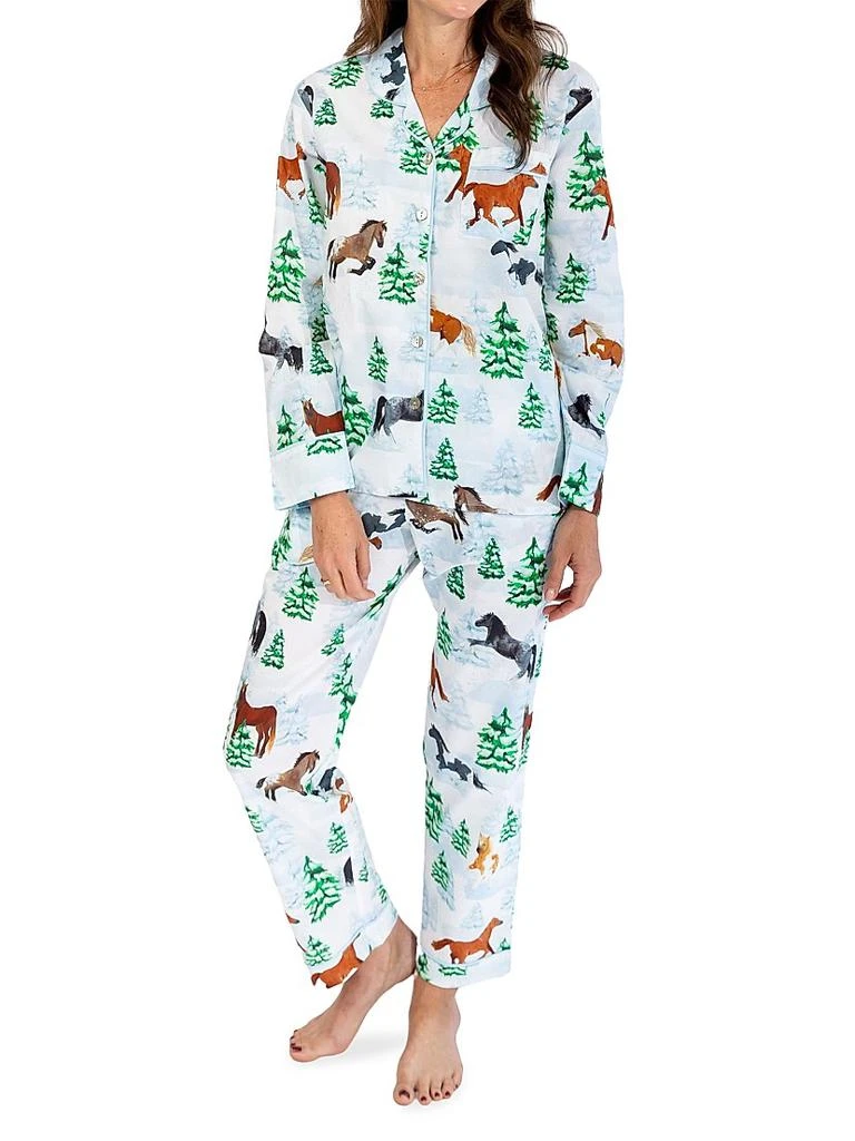 Sant and Abel Women's Skydog Long Pajama Set 7