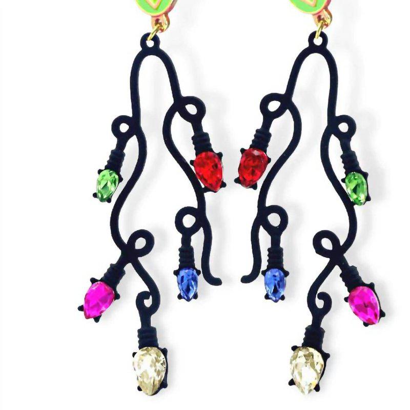 Brianna Cannon Christmas Light Earrings