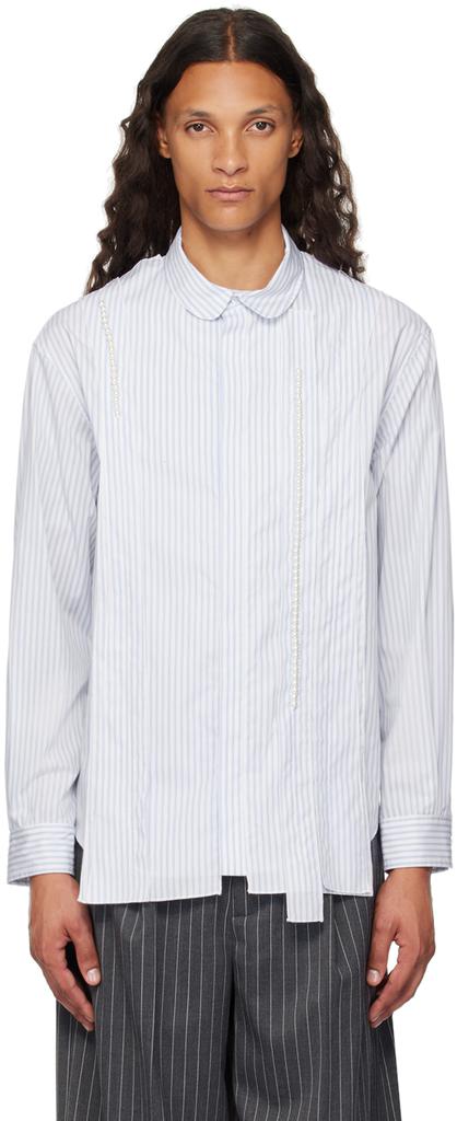 Simone Rocha エンヘリッシュトトレス 7122T0109 WHITE Simone Rocha White Inverted Seam Shirt - Shirts - Compare