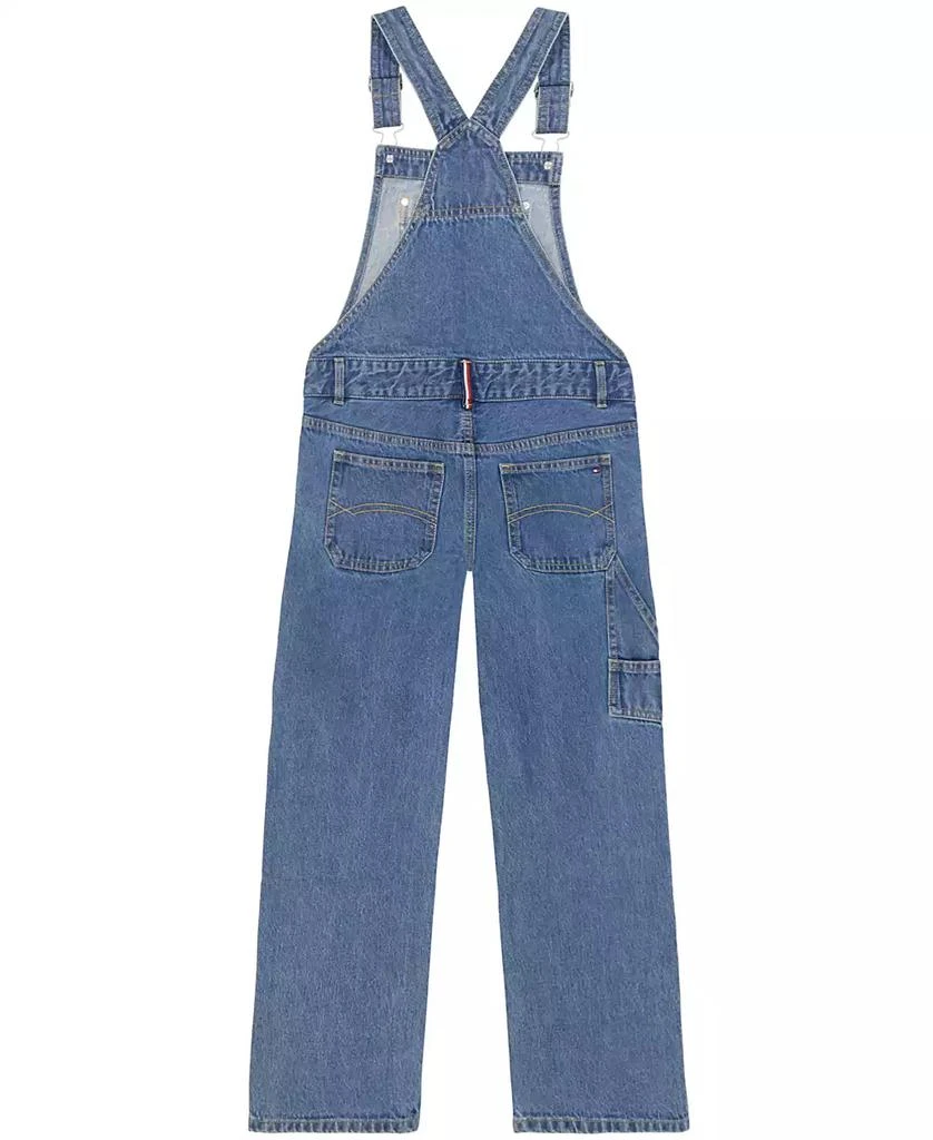 Tommy Hilfiger Big Girls Denim Wide Leg Overall 3