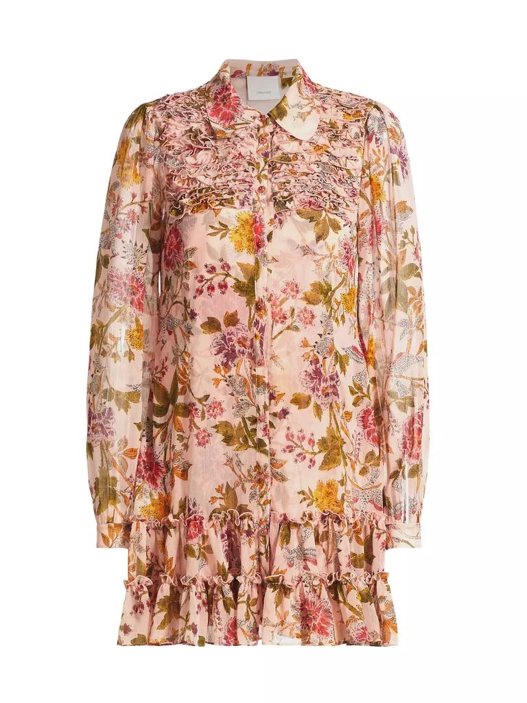 Cinq à Sept Barnes Floral Mini Shirtdress 1