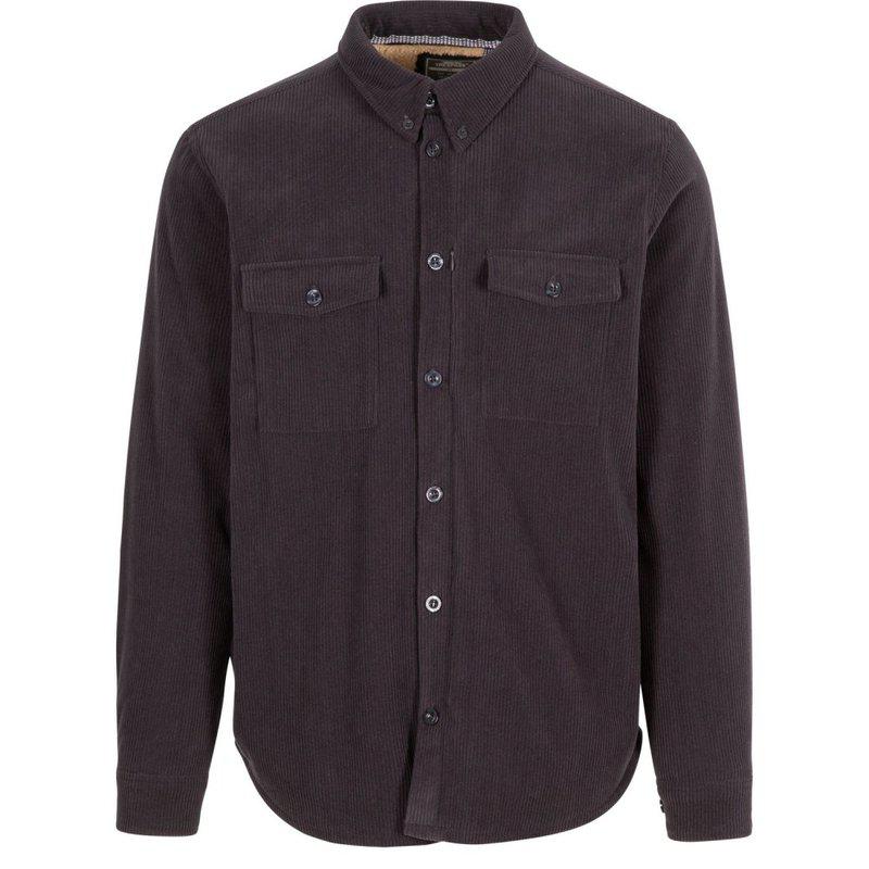 Trespass Mens Dattin Shirt Dark Grey