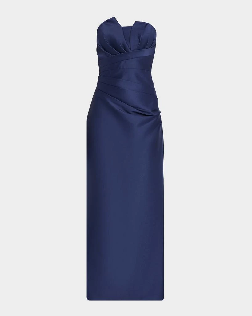 Badgley Mischka Strapless Mikado Trumpet Gown - Dresses & Skirts - Free  Shipping - BeyondStyle