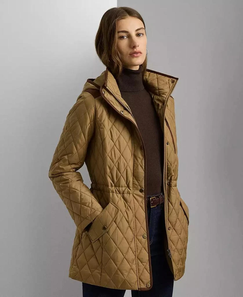 Lauren Ralph Lauren Women's Hooded Anorak Quilted Coat 1