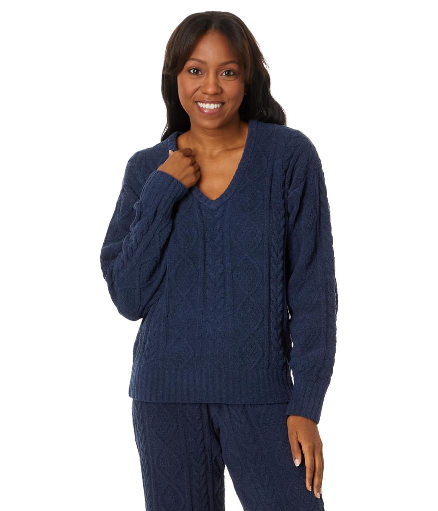 P.J. Salvage Cable Crew Lounge Long Sleeve Top