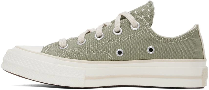 Converse Green Chuck 70 Worn In Low Top Sneakers 3