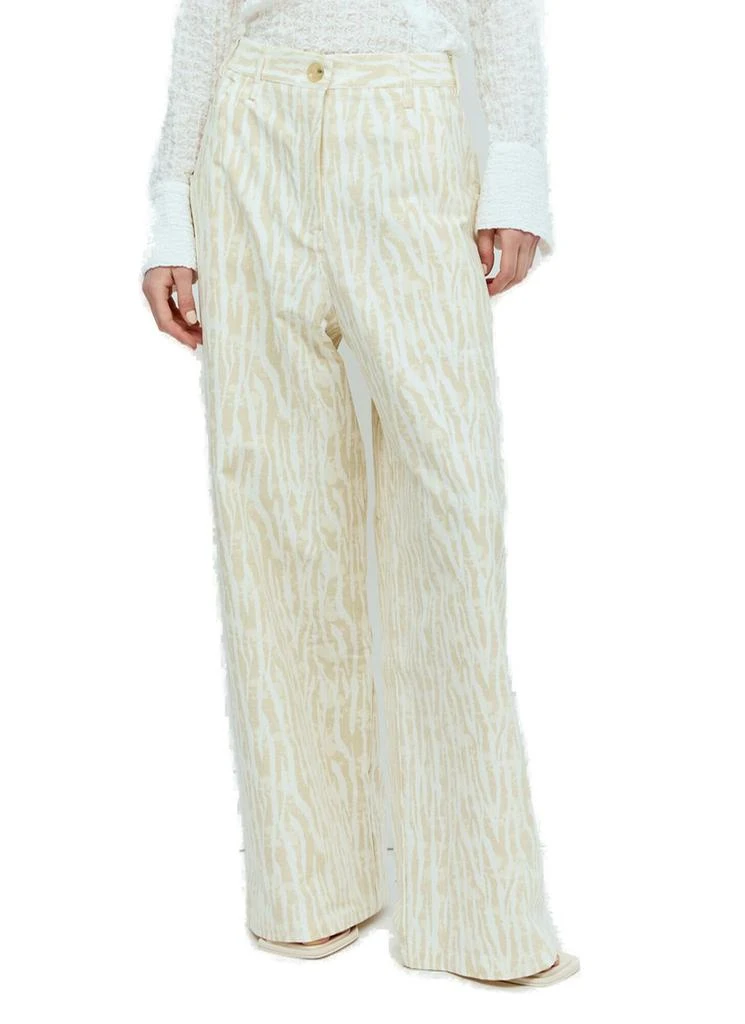 Song for the Mute Song For The Mute Graphic Printed Wide-Leg Pants 1