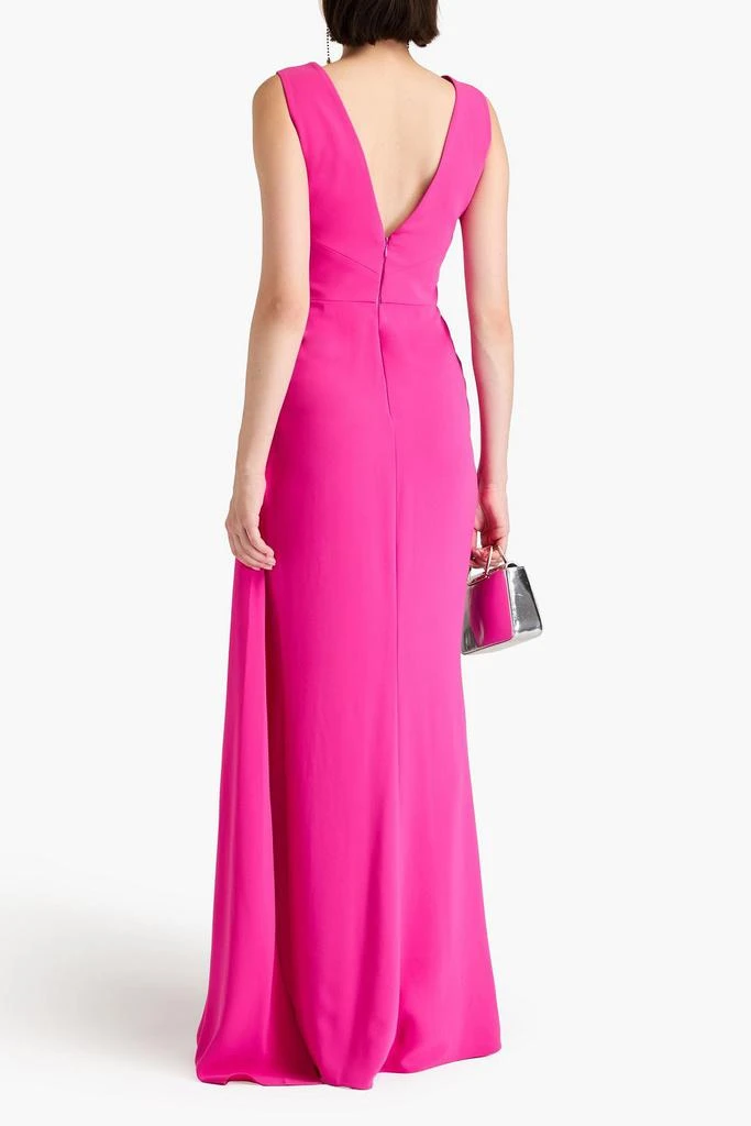 Zuhair Murad Cutout draped crepe gown 3