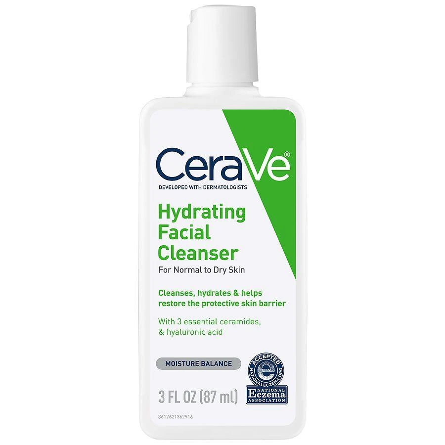 CeraVe Travel Size Hydrating Face Cleanser for Sensitive & Dry Skin 7