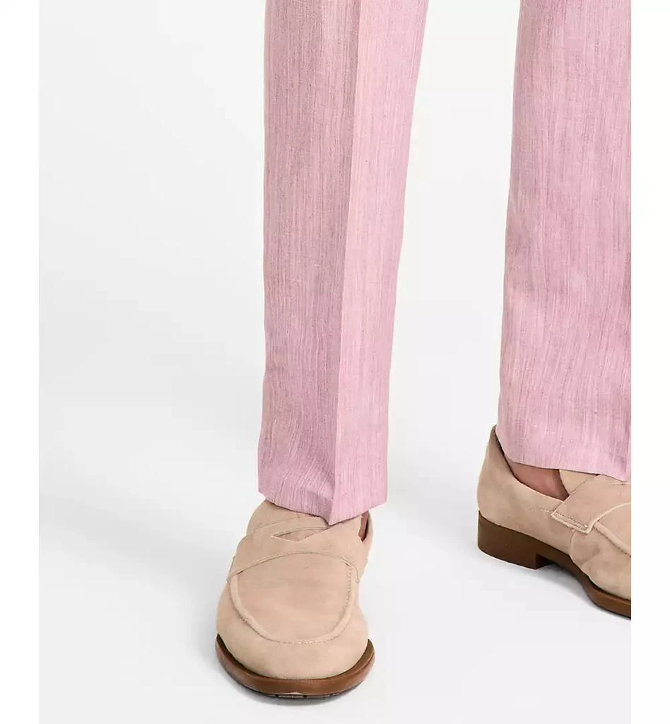 Michael Kors Men's Classic Fit Pink Suit Separates Pant 7